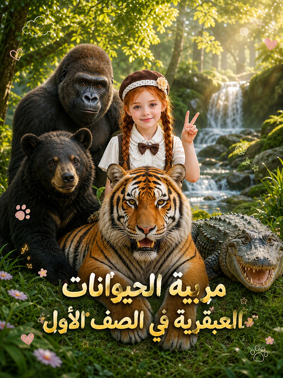مربية الحيوانات العبقرية في الصف الأول