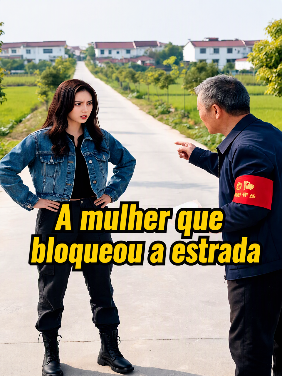 A mulher que bloqueou a estrada