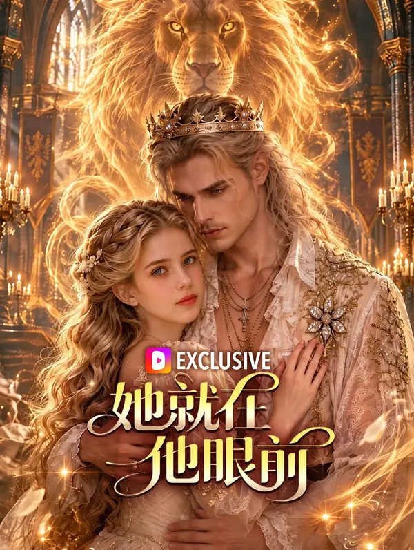 她就在他眼前