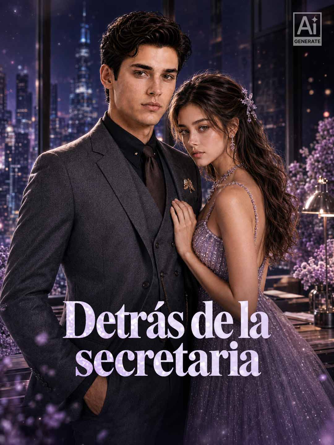 Detrás de la secretaria