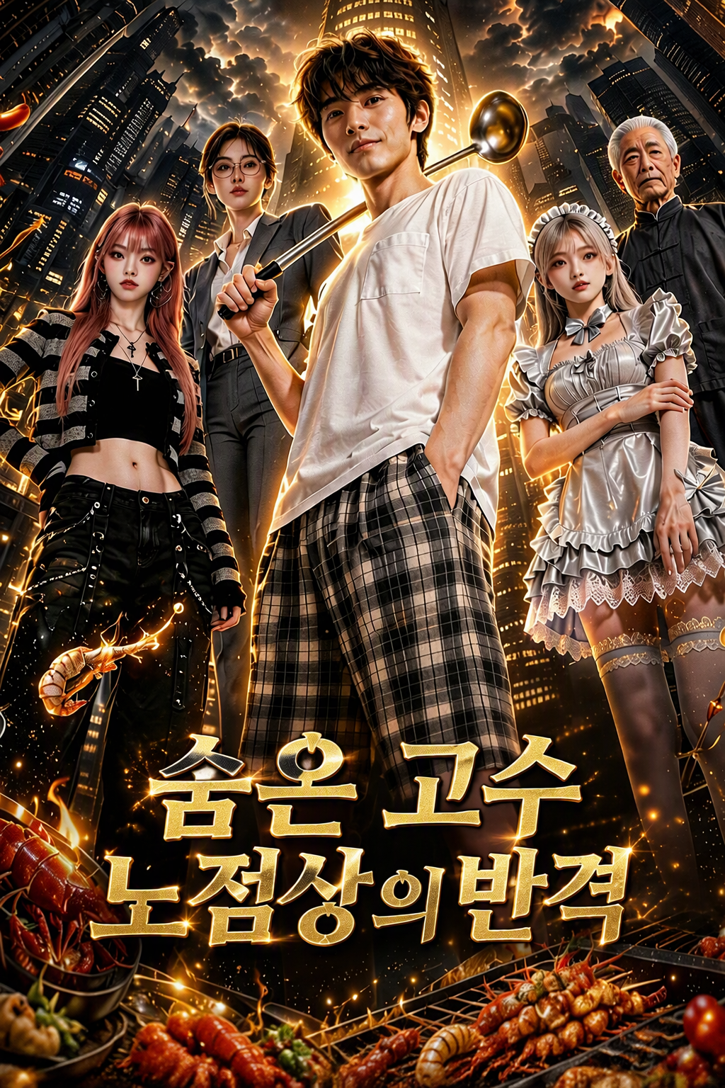 숨은 고수 노점상의 반격