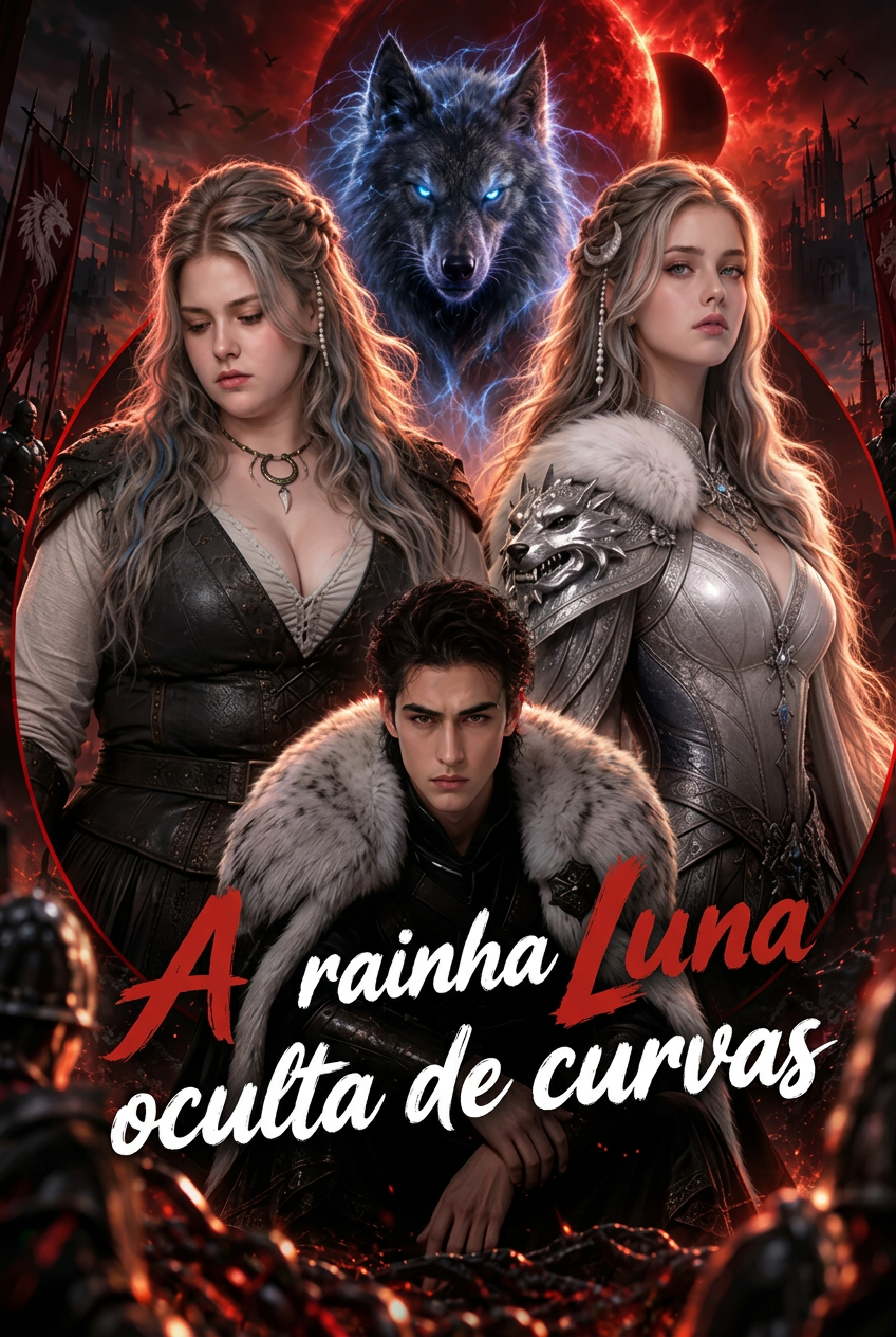 A rainha Luna oculta de curvas