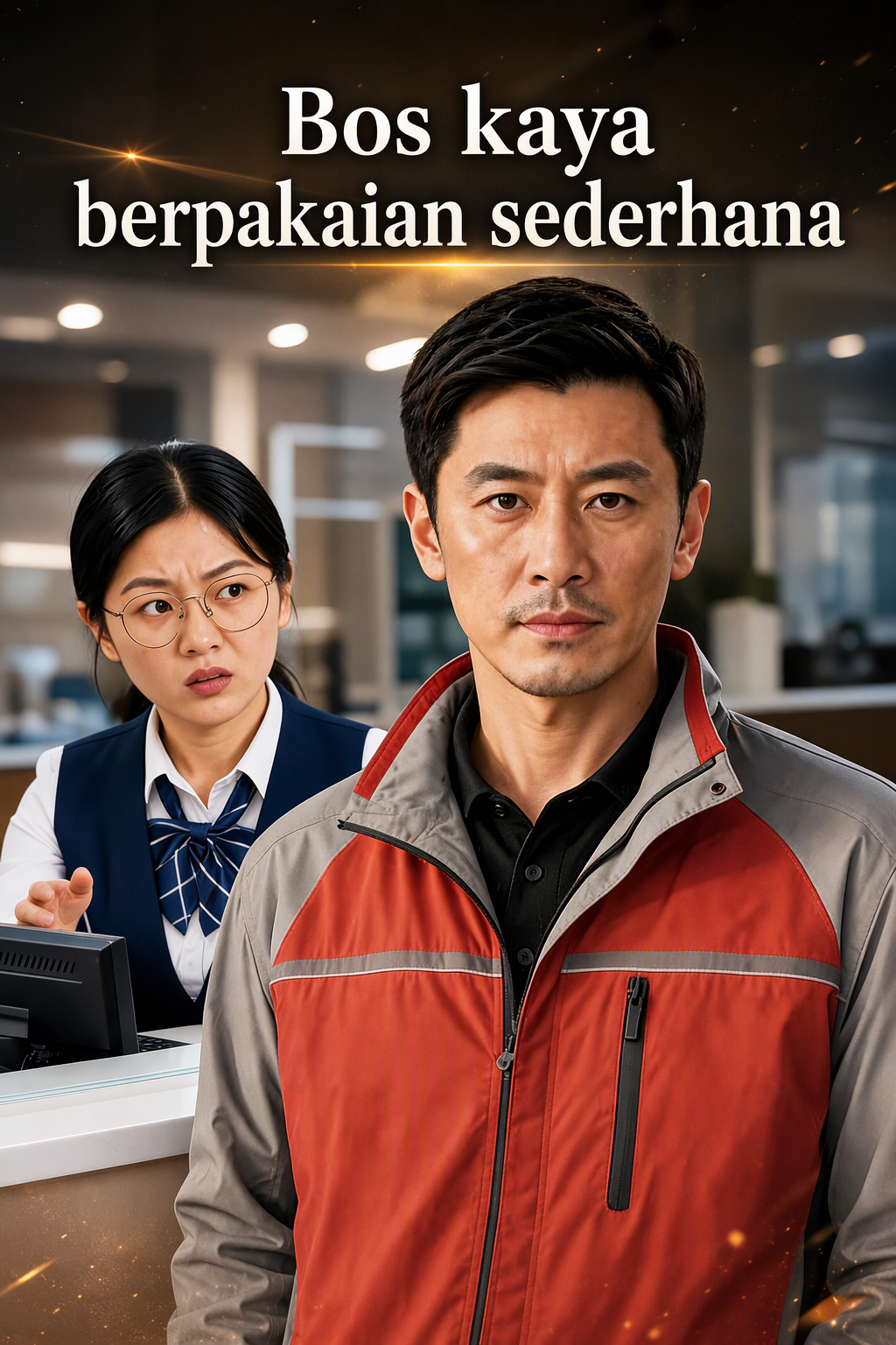 Bos kaya berpakaian sederhana