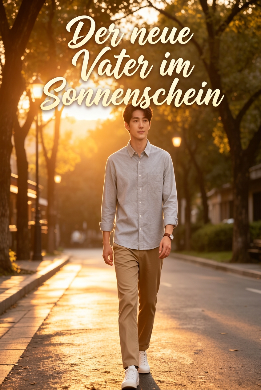 Der neue Vater im Sonnenschein