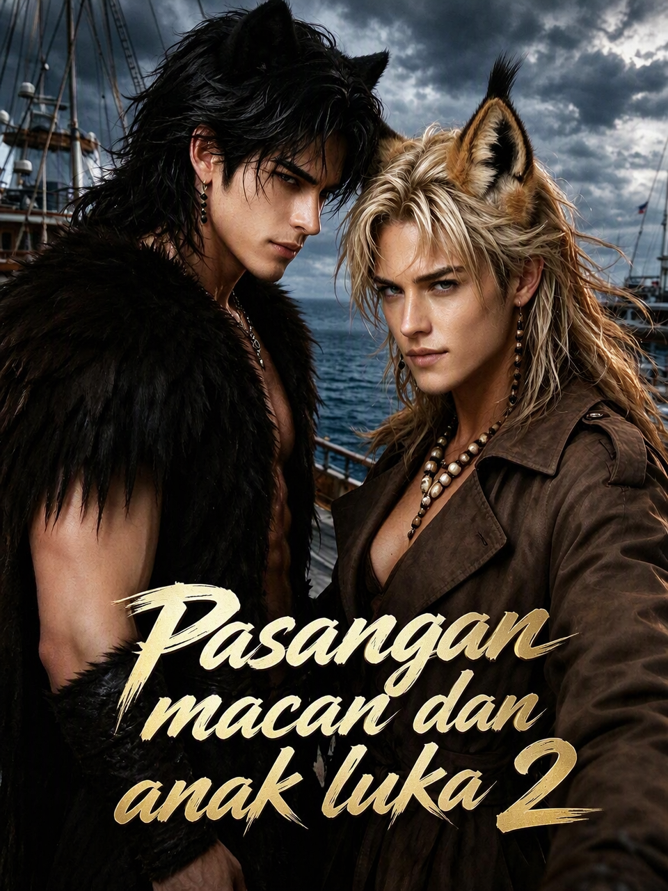 Pasangan macan dan anak luka 2