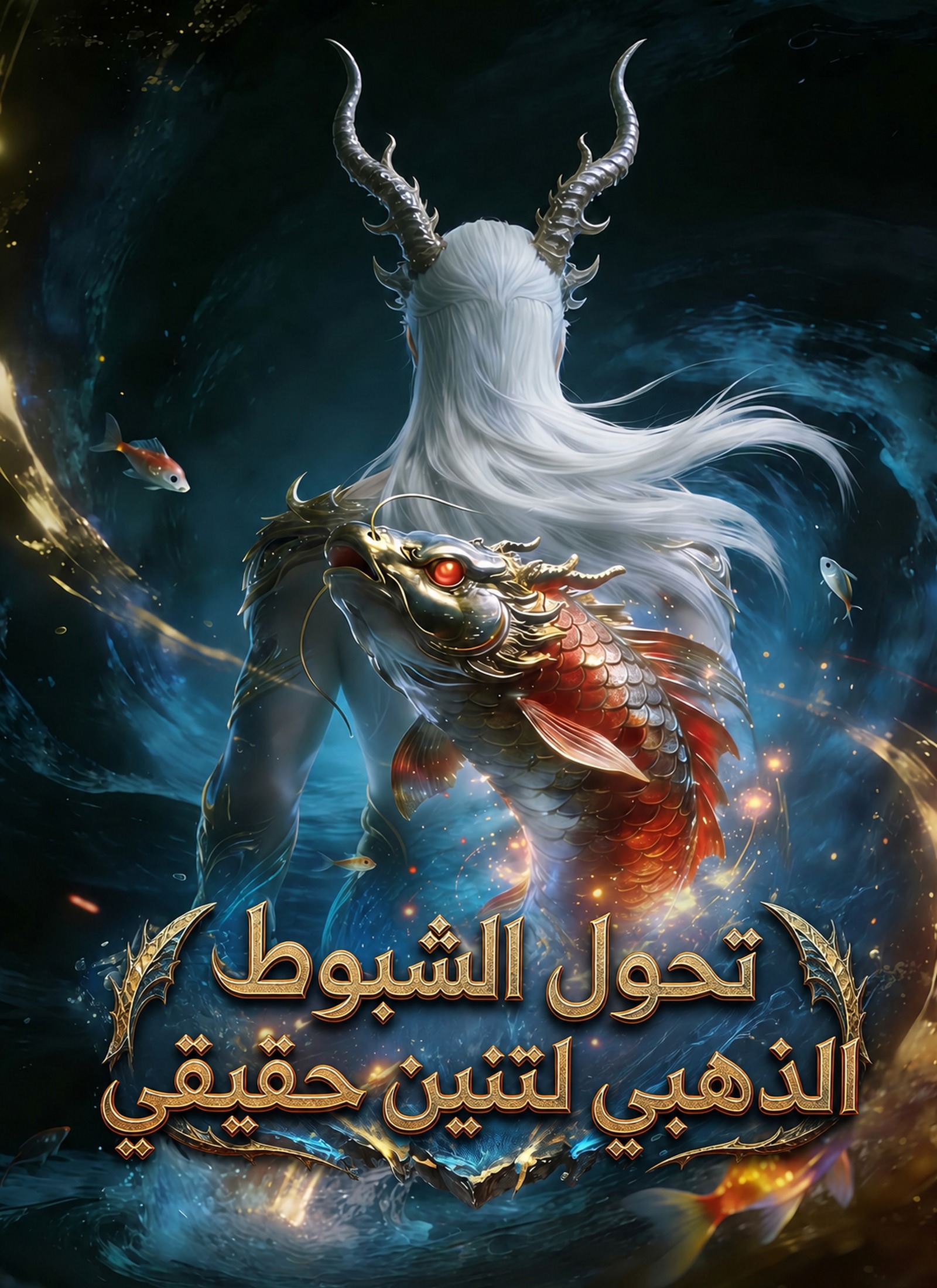 تحول الشبوط الذهبي لتنين حقيقي