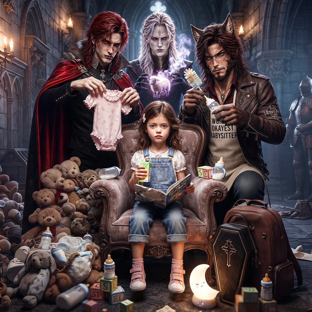 The Adorable Toddler and Her Monster Babysitters