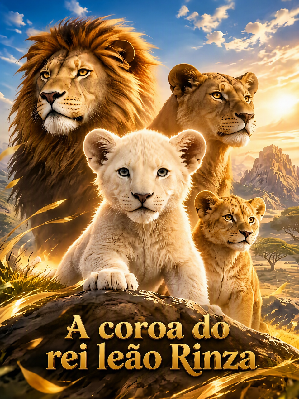 A coroa do rei leão Rinza