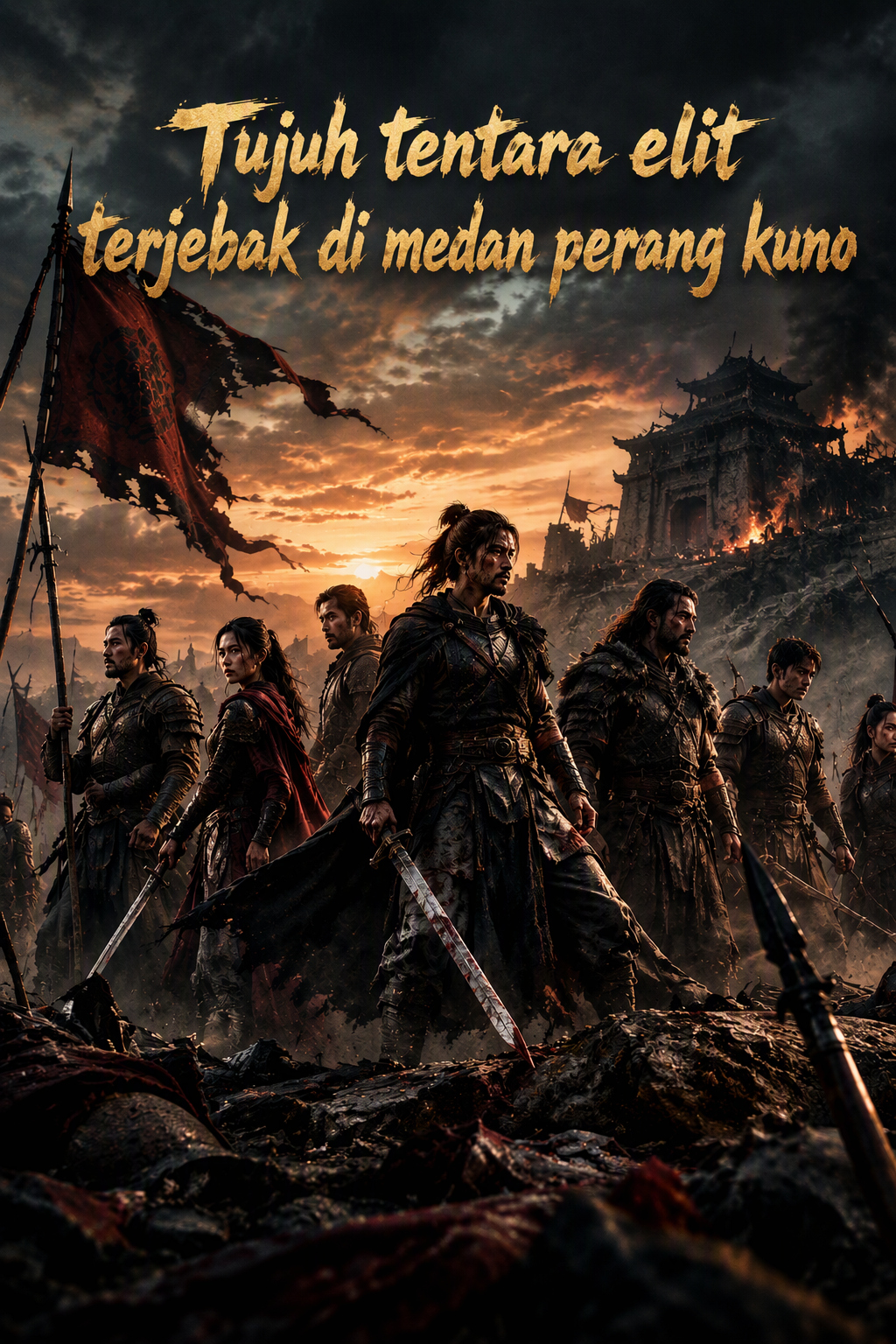 Tujuh tentara elit terjebak di medan perang kuno