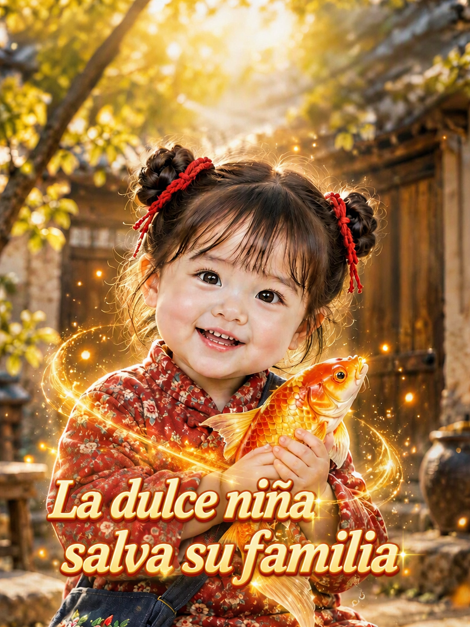 La dulce niña salva su familia