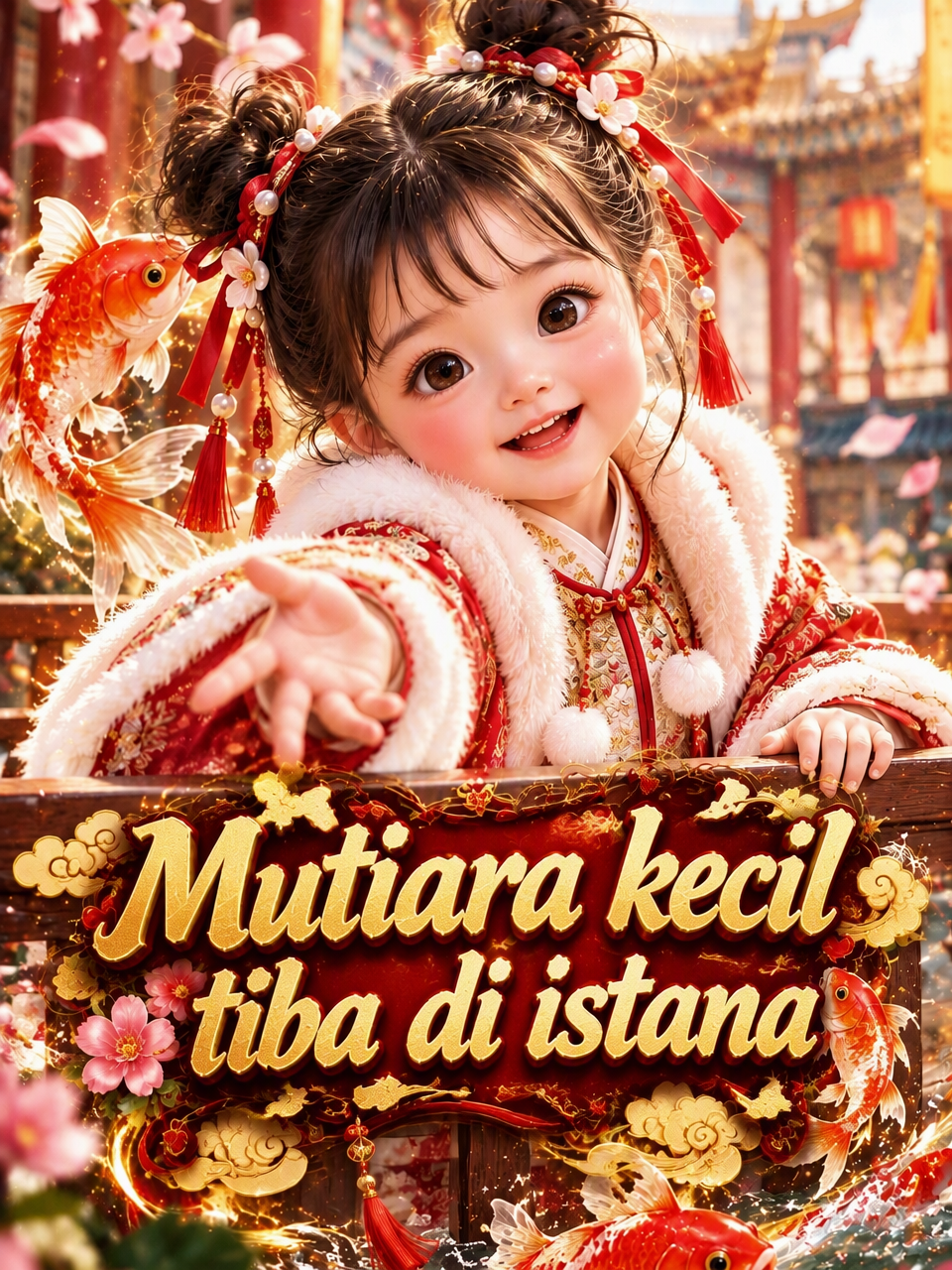 Mutiara kecil tiba di istana