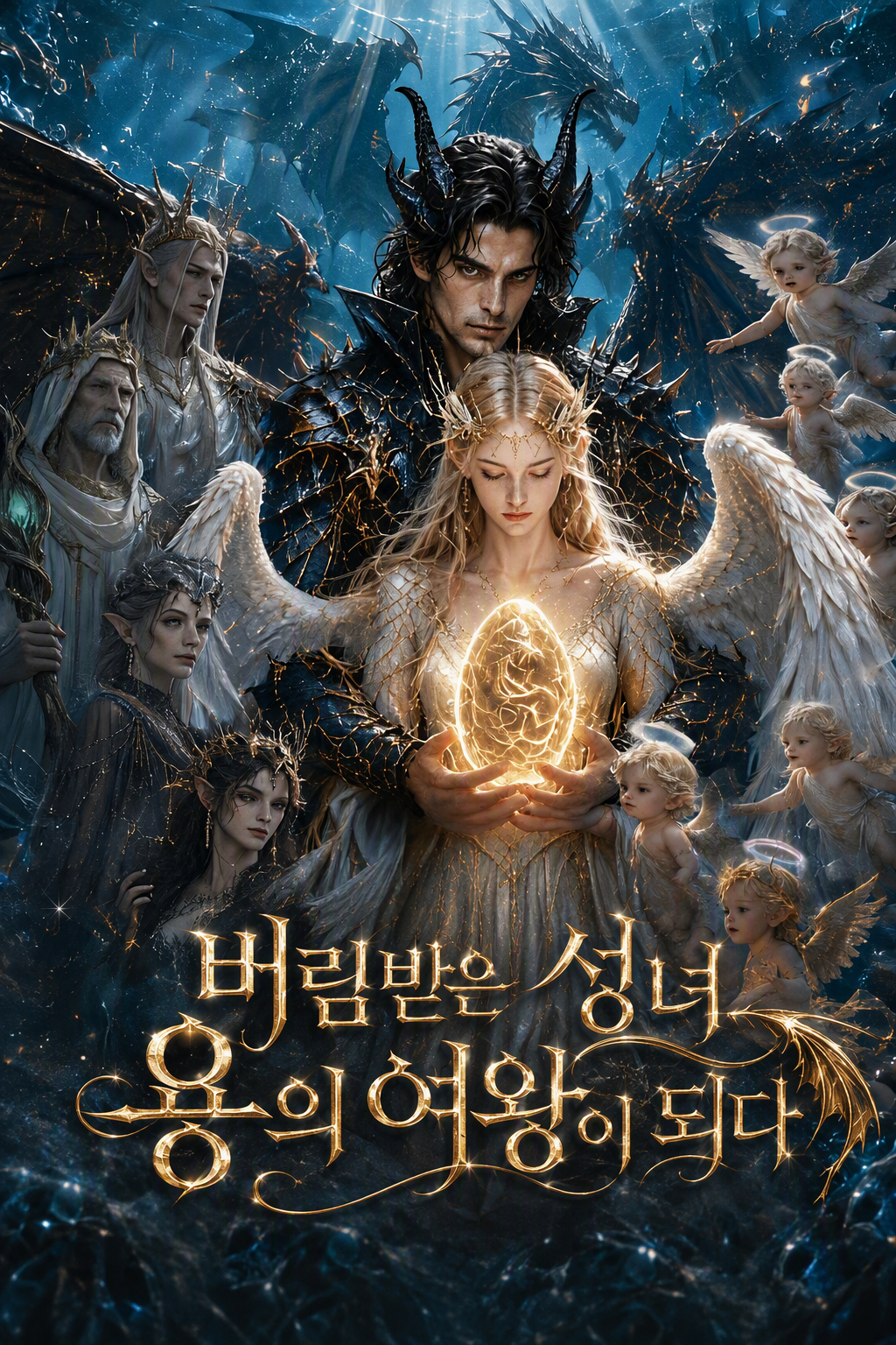 버림받은 성녀 용의 여왕이 되다