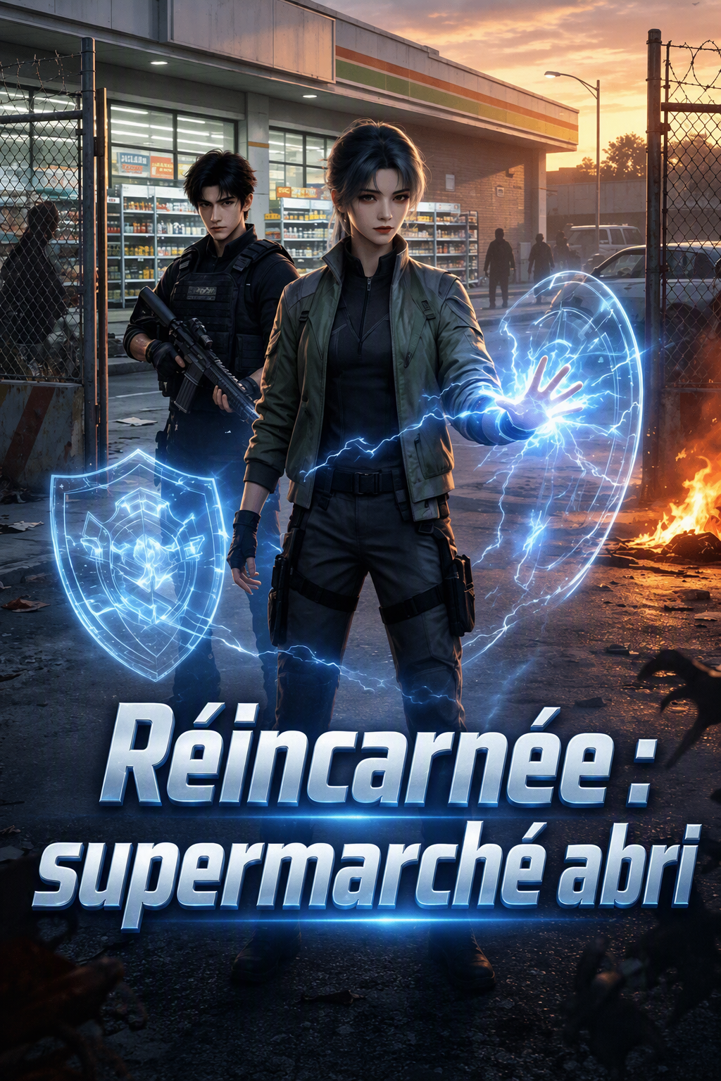 Réincarnée : supermarché abri