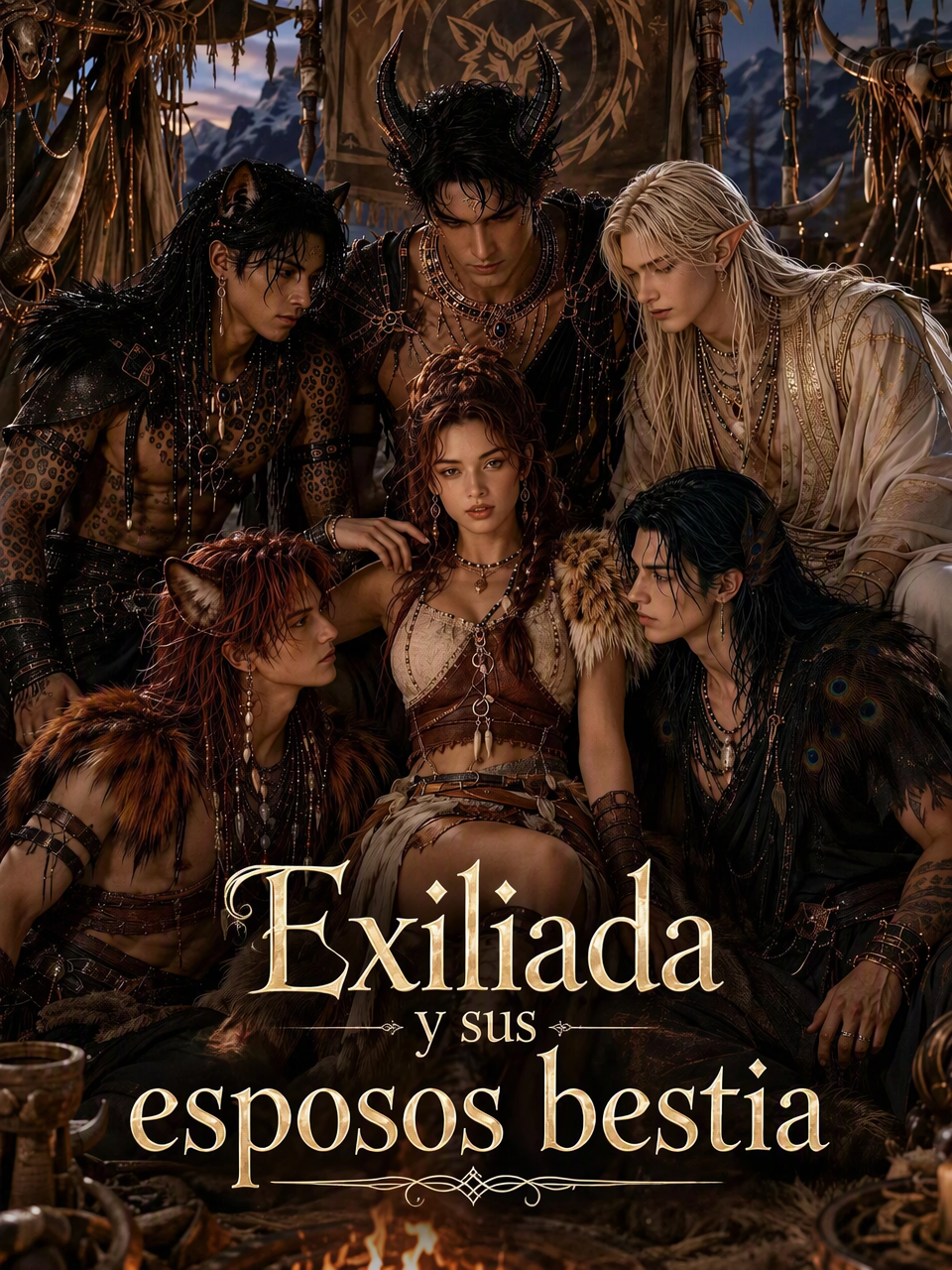 Exiliada y sus esposos bestia
