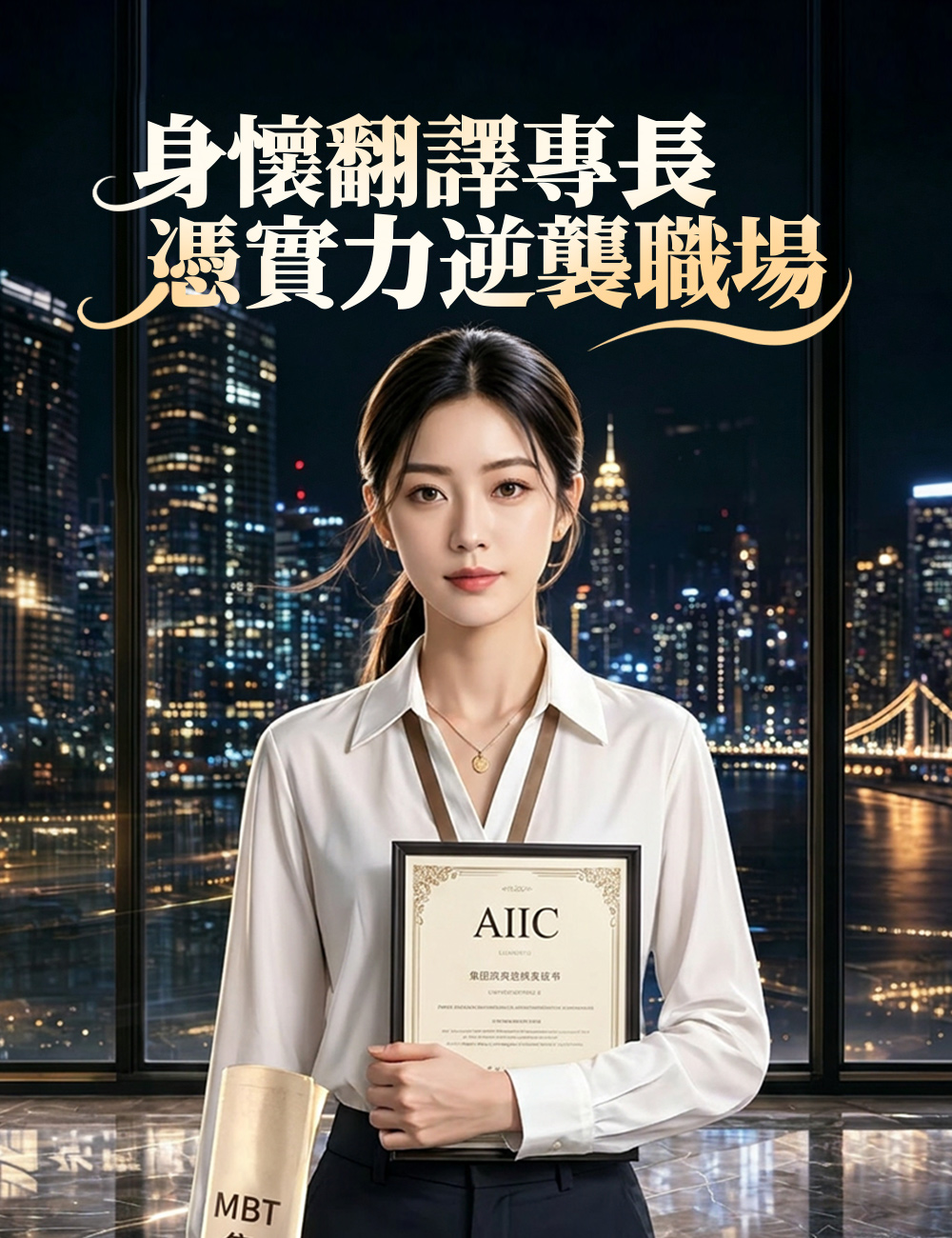 身懷翻譯專長，憑實力逆襲職場