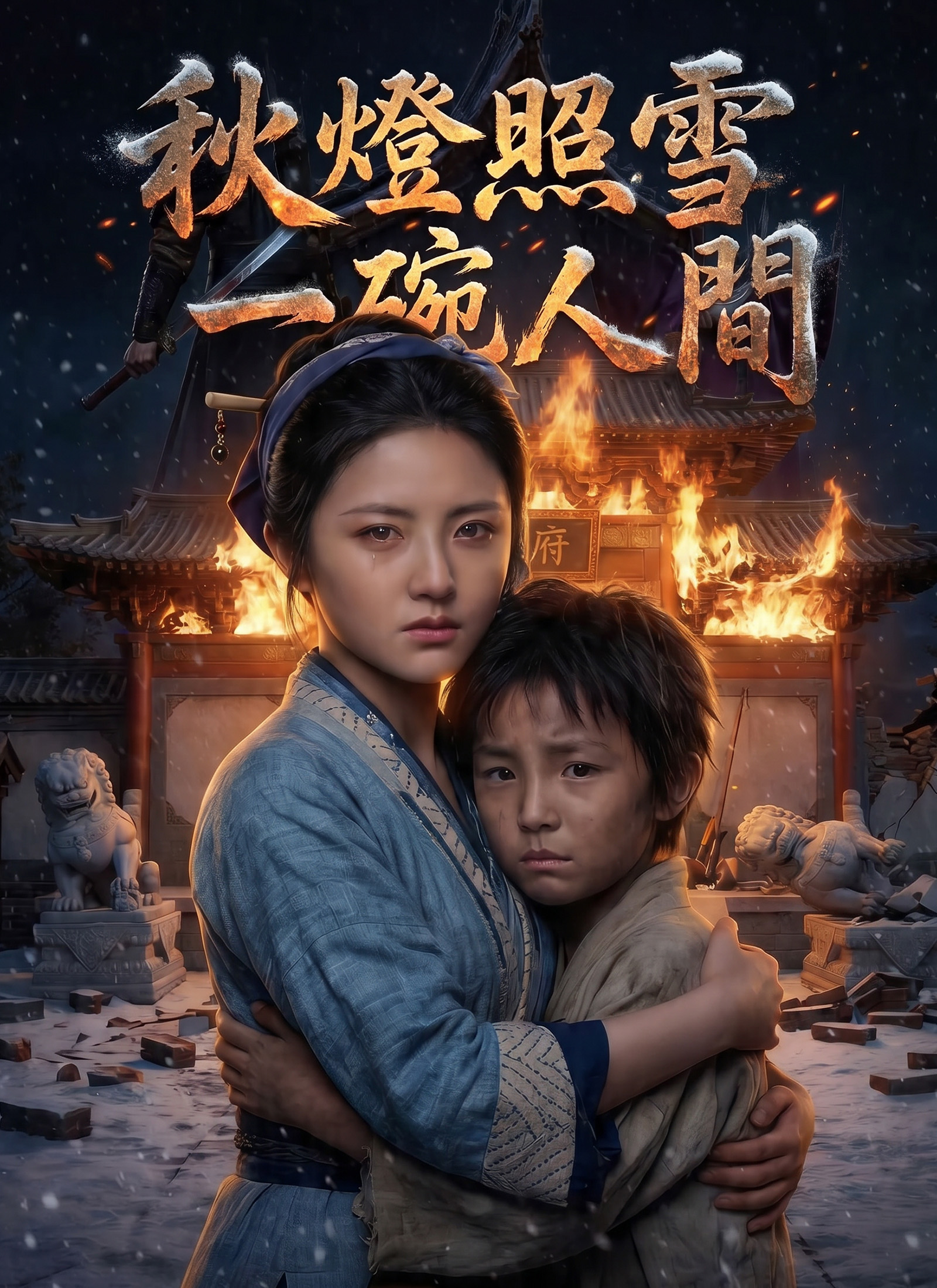 秋燈照雪，一碗人間