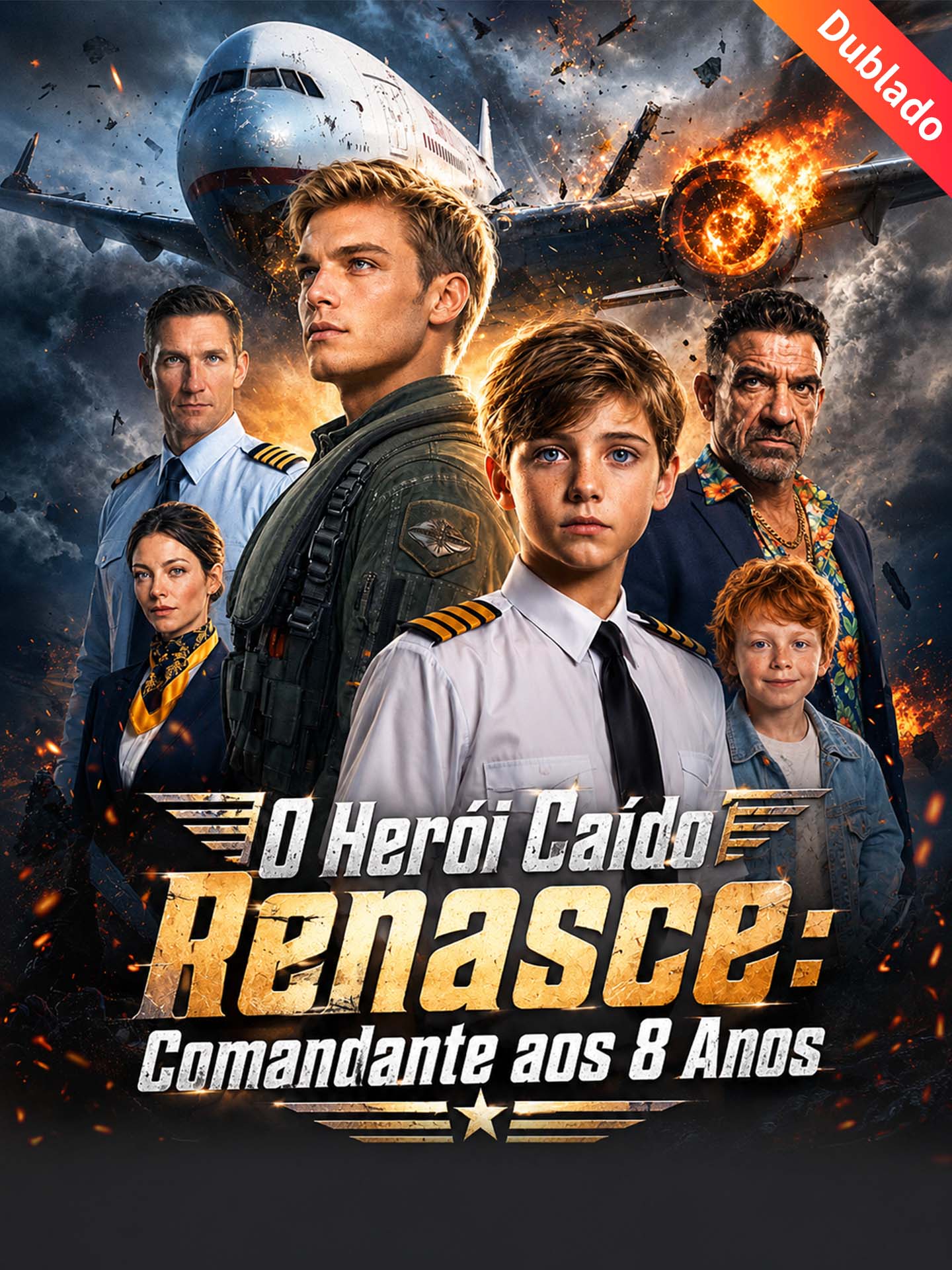[Dublado] O Herói Caído Renasce: Comandante aos 8 Anos