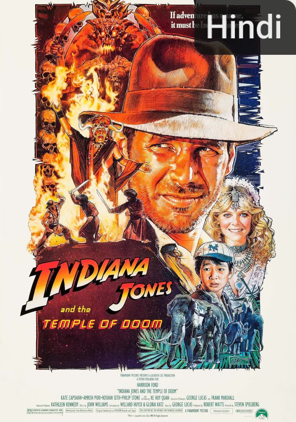 Indiana Jones and the Temple of Doom [Hindi] (1984)