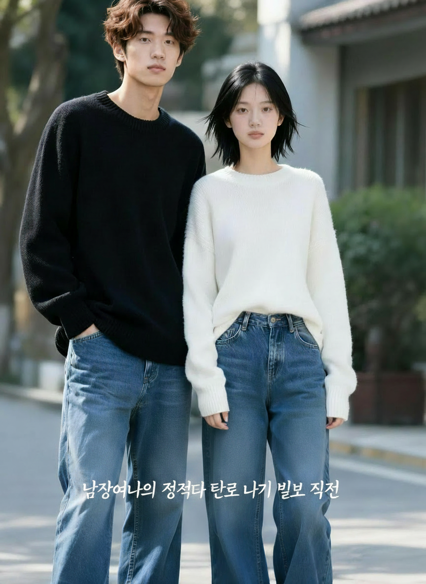 남장여자의 정체가 탄로 나기 일보 직전