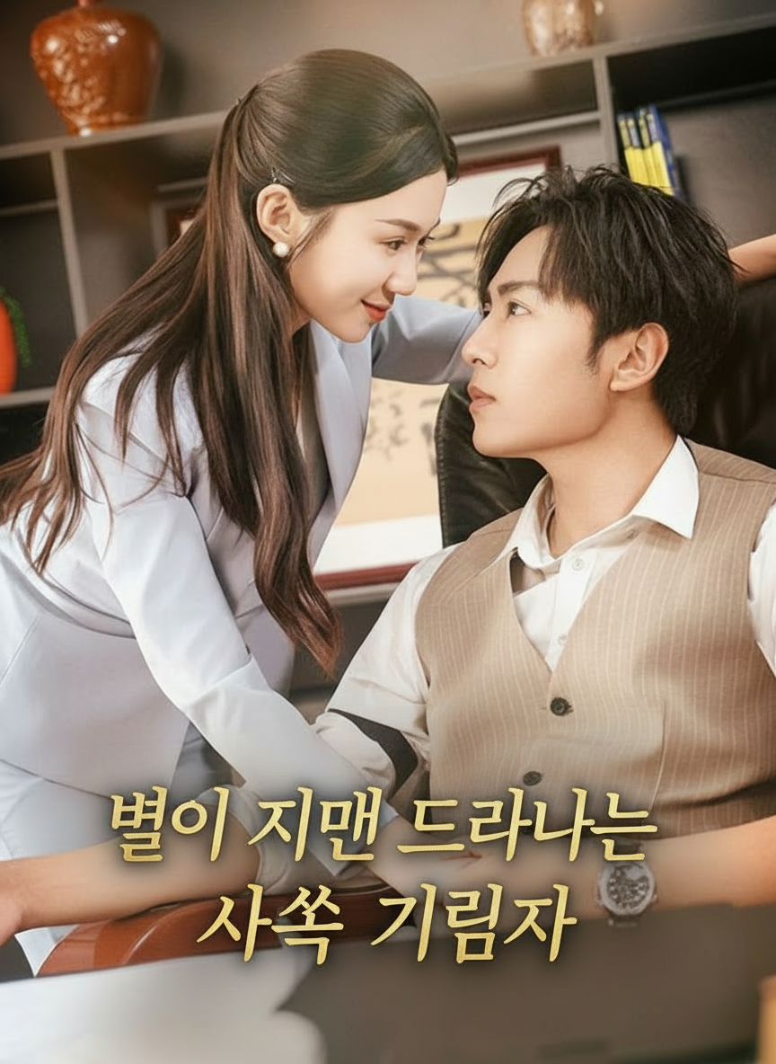 별이 지면 드러나는 사슴 그림자