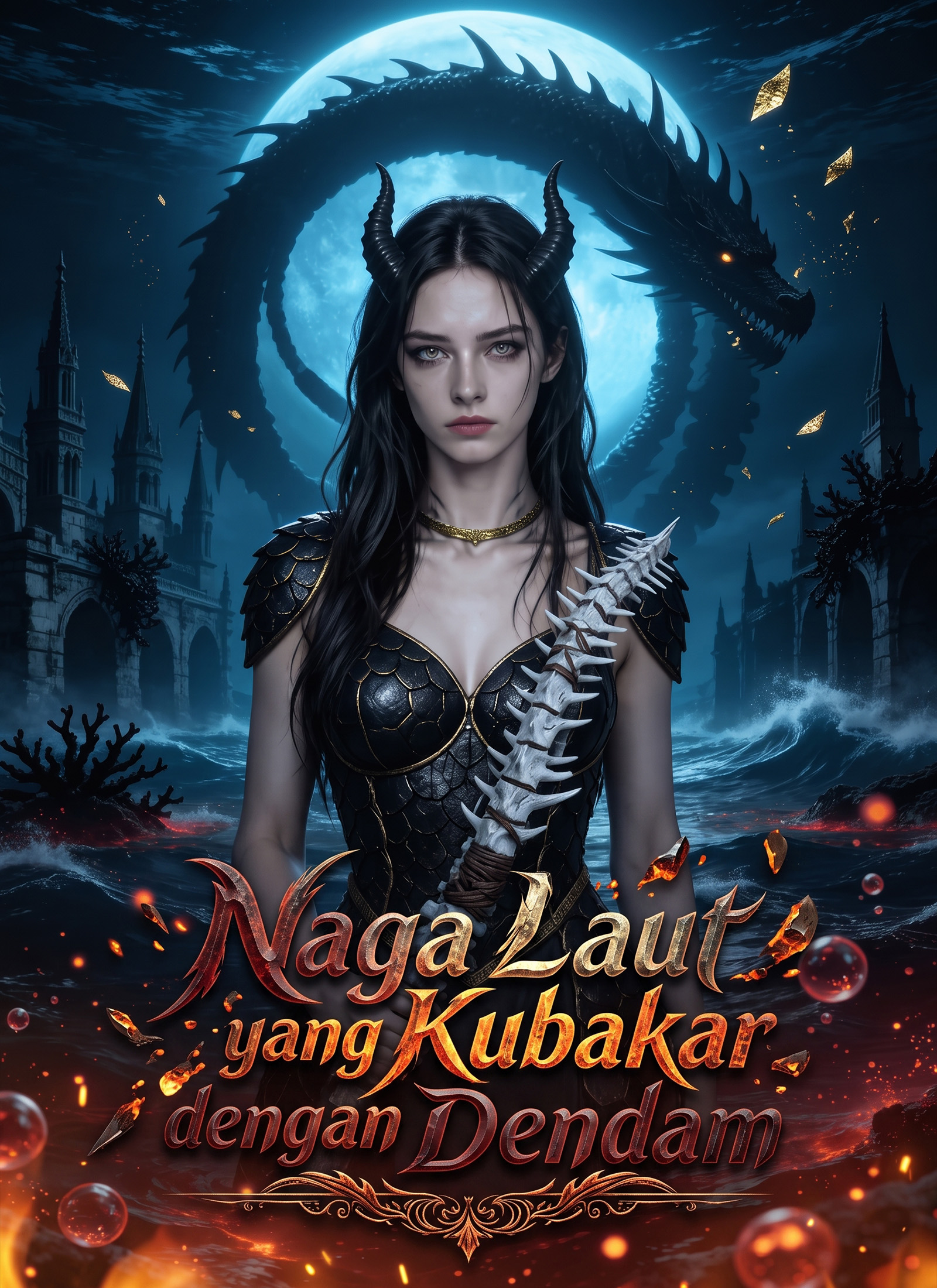 Naga Laut yang Kubakar dengan Dendam