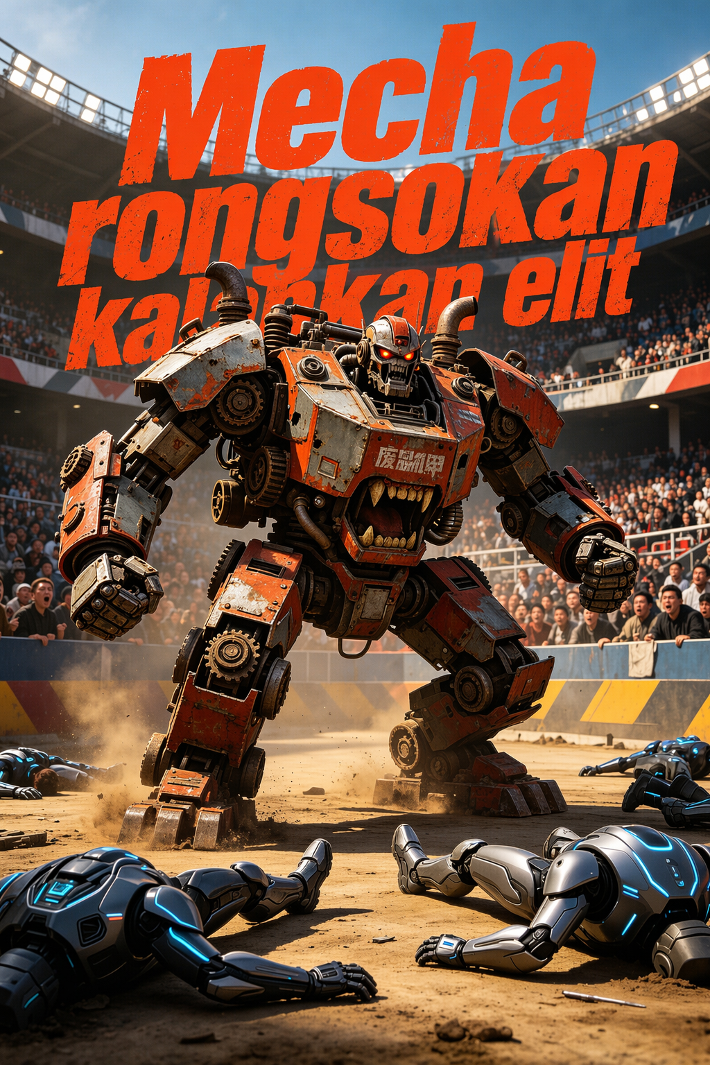 Mecha rongsokan kalahkan elit