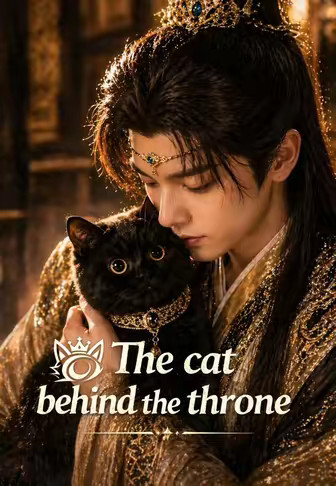 The cat behind the throne