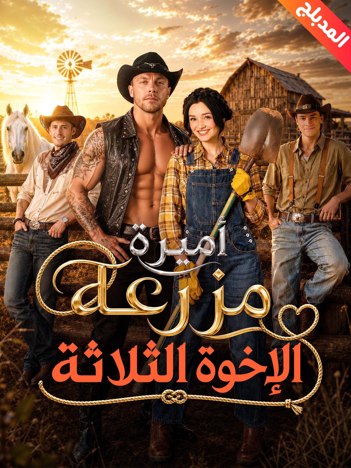 المدبلج-أميرة مزرعة الإخوة الثلاثة