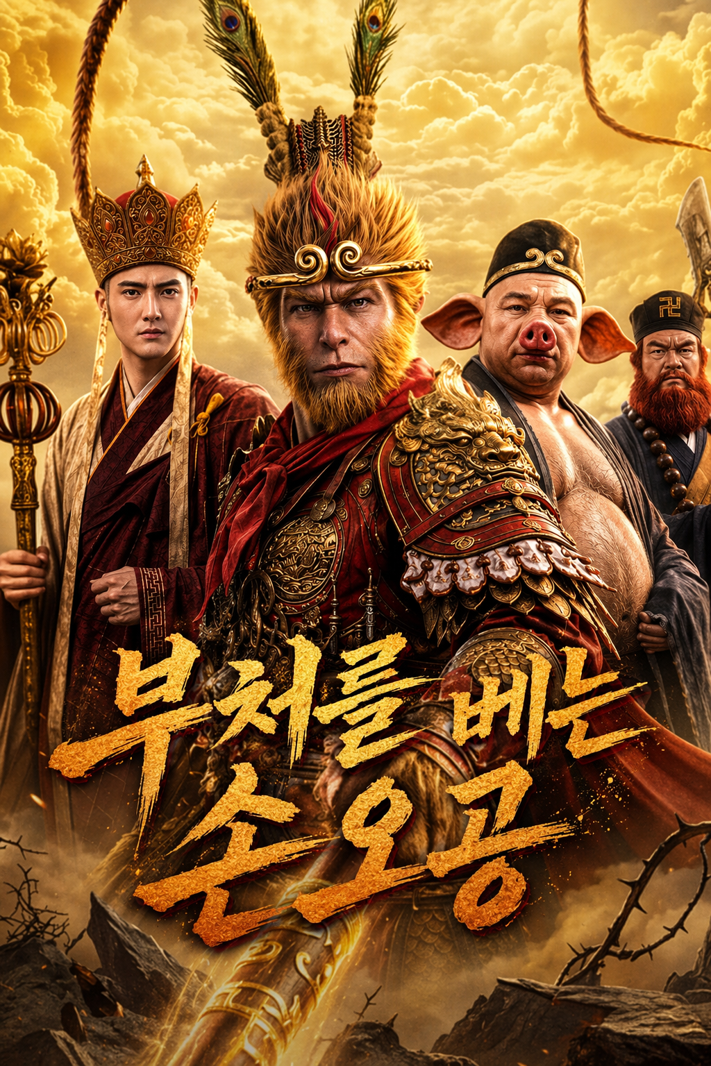 부처를 베는 손오공
