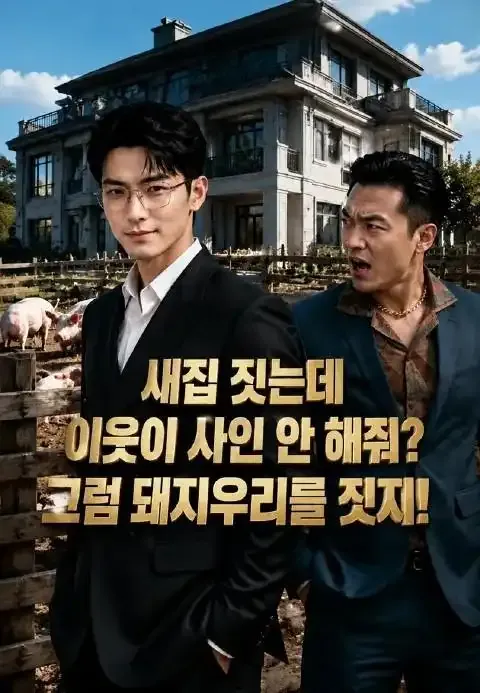 새집 짓는데 이웃이 사인 안 해줘? 그럼 돼지우리를 짓지!
