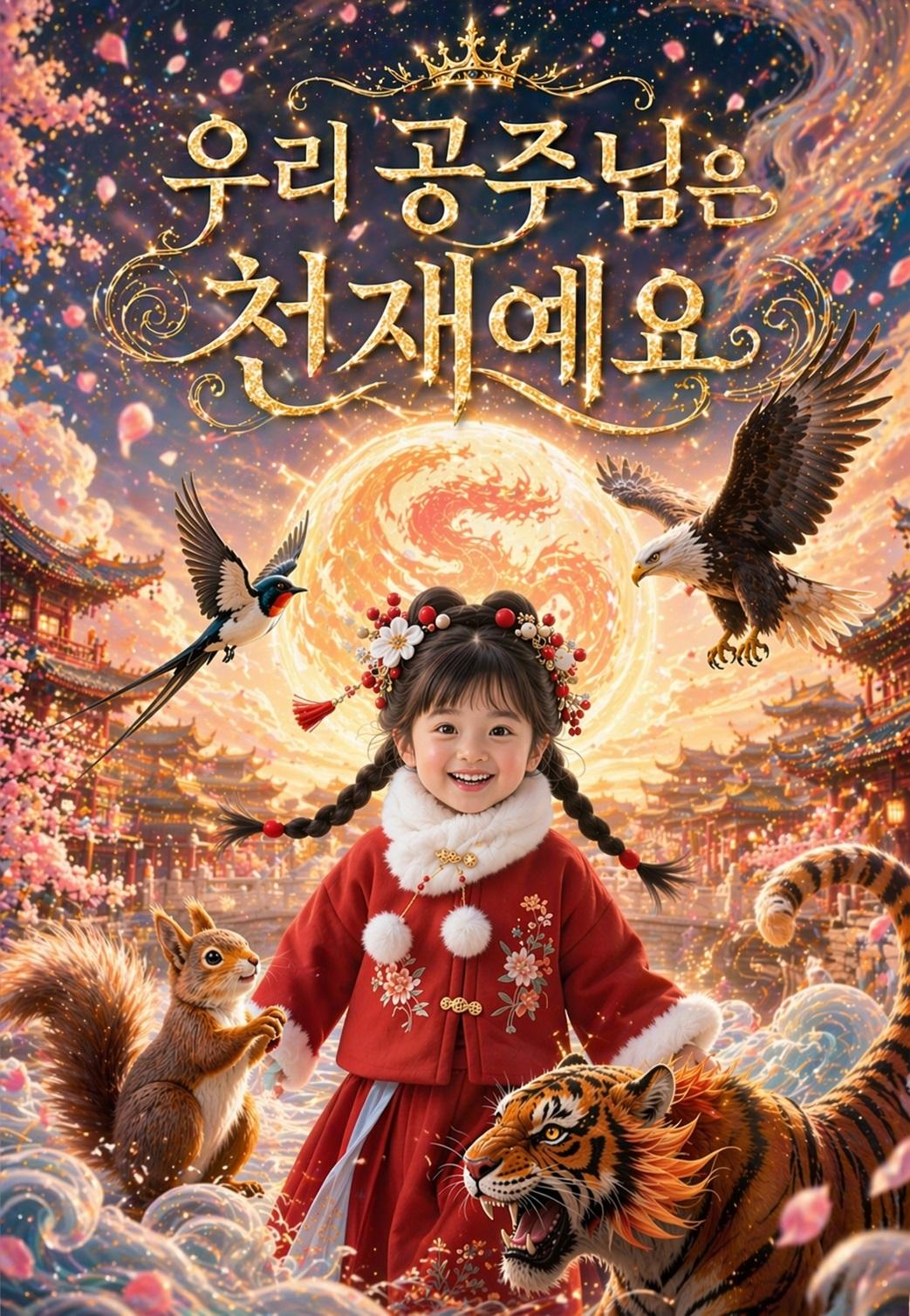 우리 공주님은 천재예요