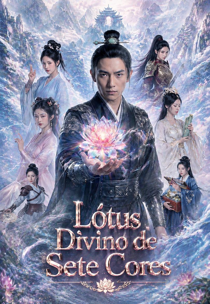 Lótus Divino de Sete Cores