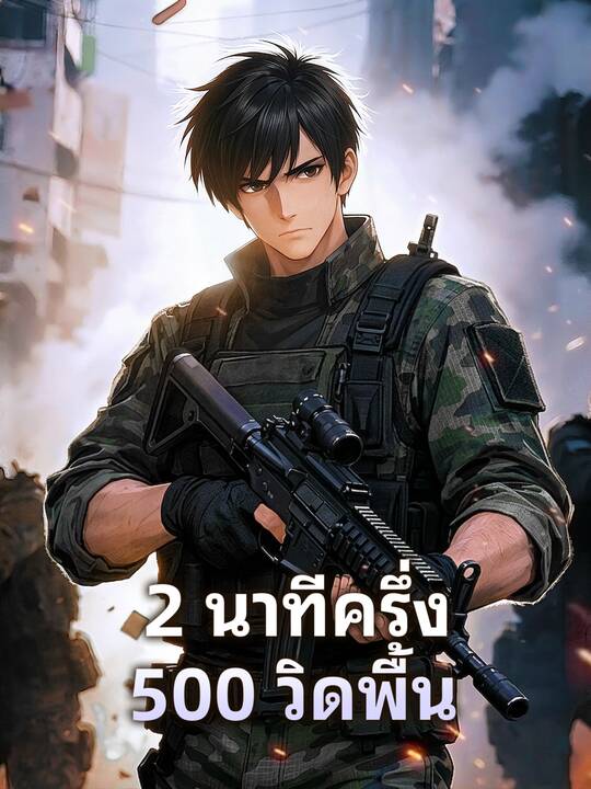 2 นาทีครึ่ง 500 วิดพื้น