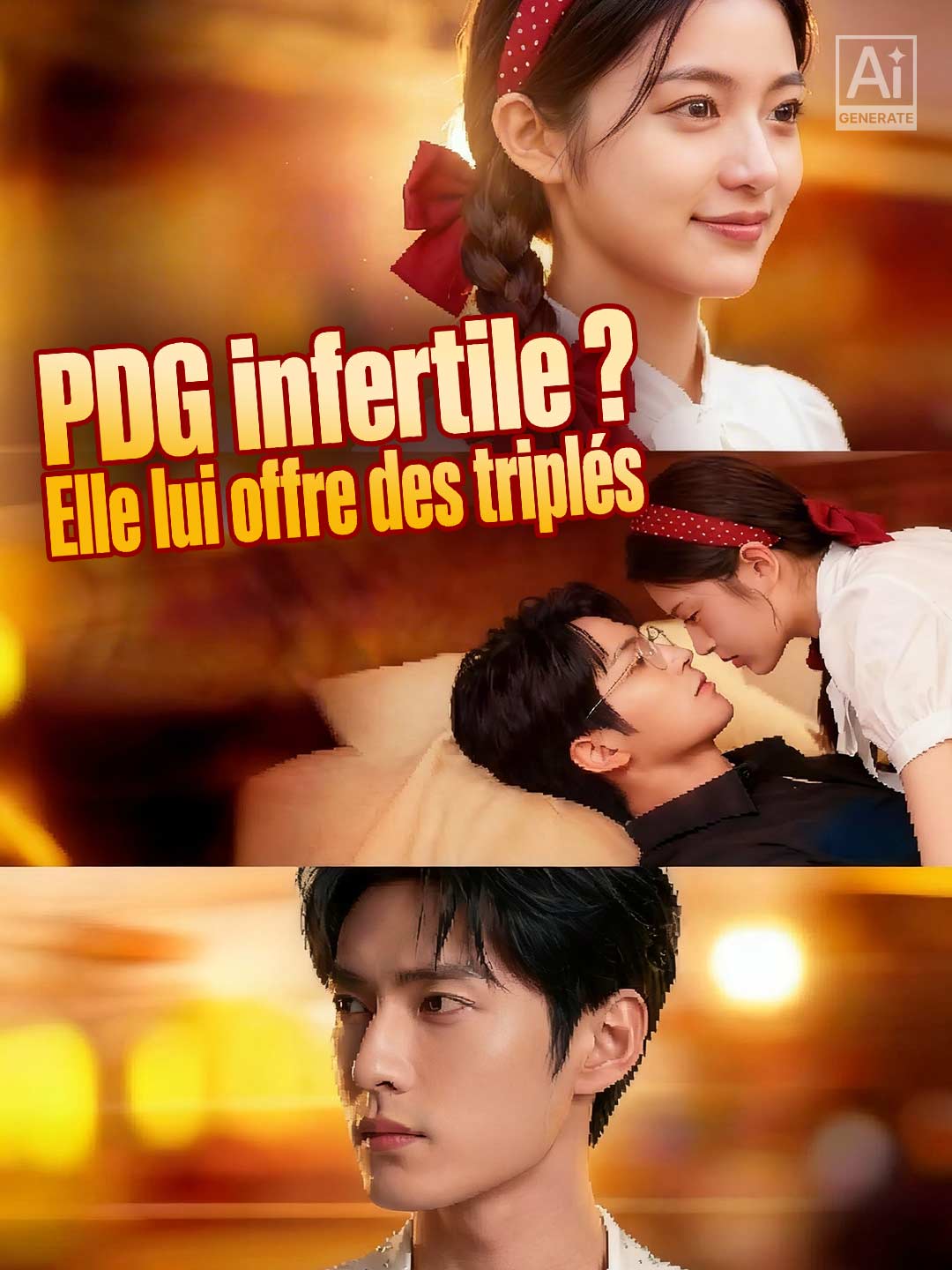 PDG infertile ? Elle lui offre des triplés