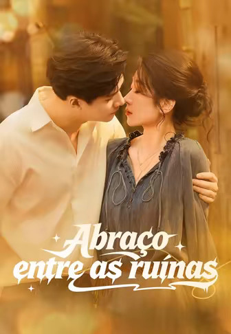 Abraço entre as ruínas