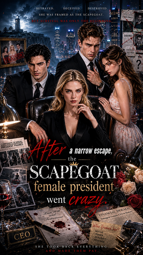 After a narrow escape, the scapegoat female president went crazy