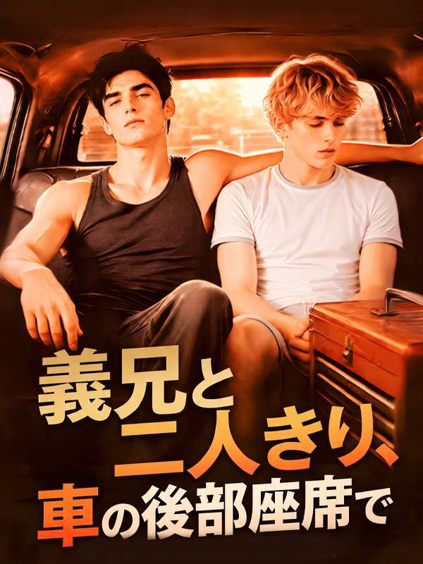 義兄と二人きり、車の後部座席で
