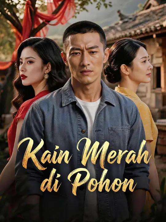 Kain Merah di Pohon