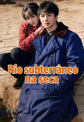 Rio subterrâneo na seca