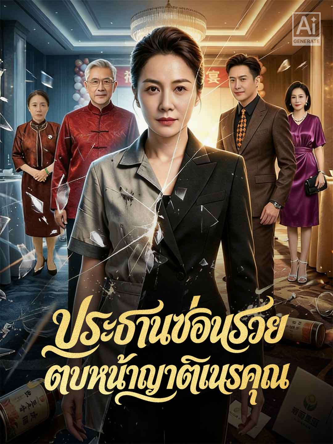 (Dubbing) ประธานซ่อนรวย ตบหน้าญาติเนรคุณ