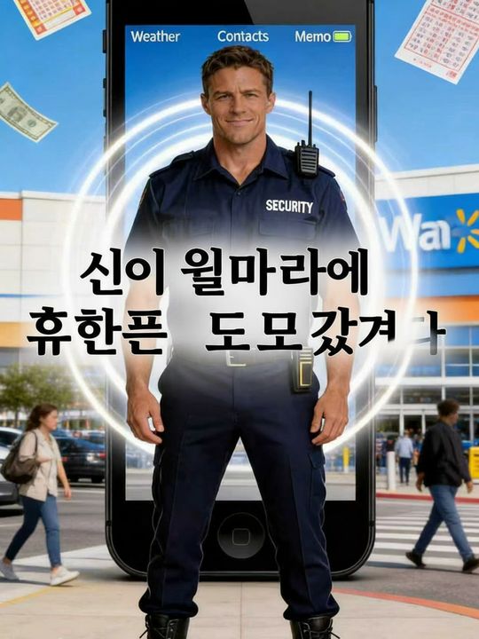 신이 월마트에 휴대폰을 두고 갔다