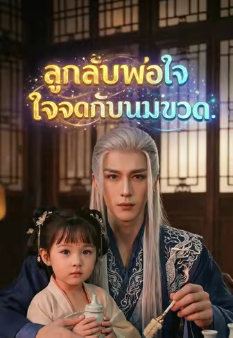 ลูกกลับพ่อใจจดกับนมขวด