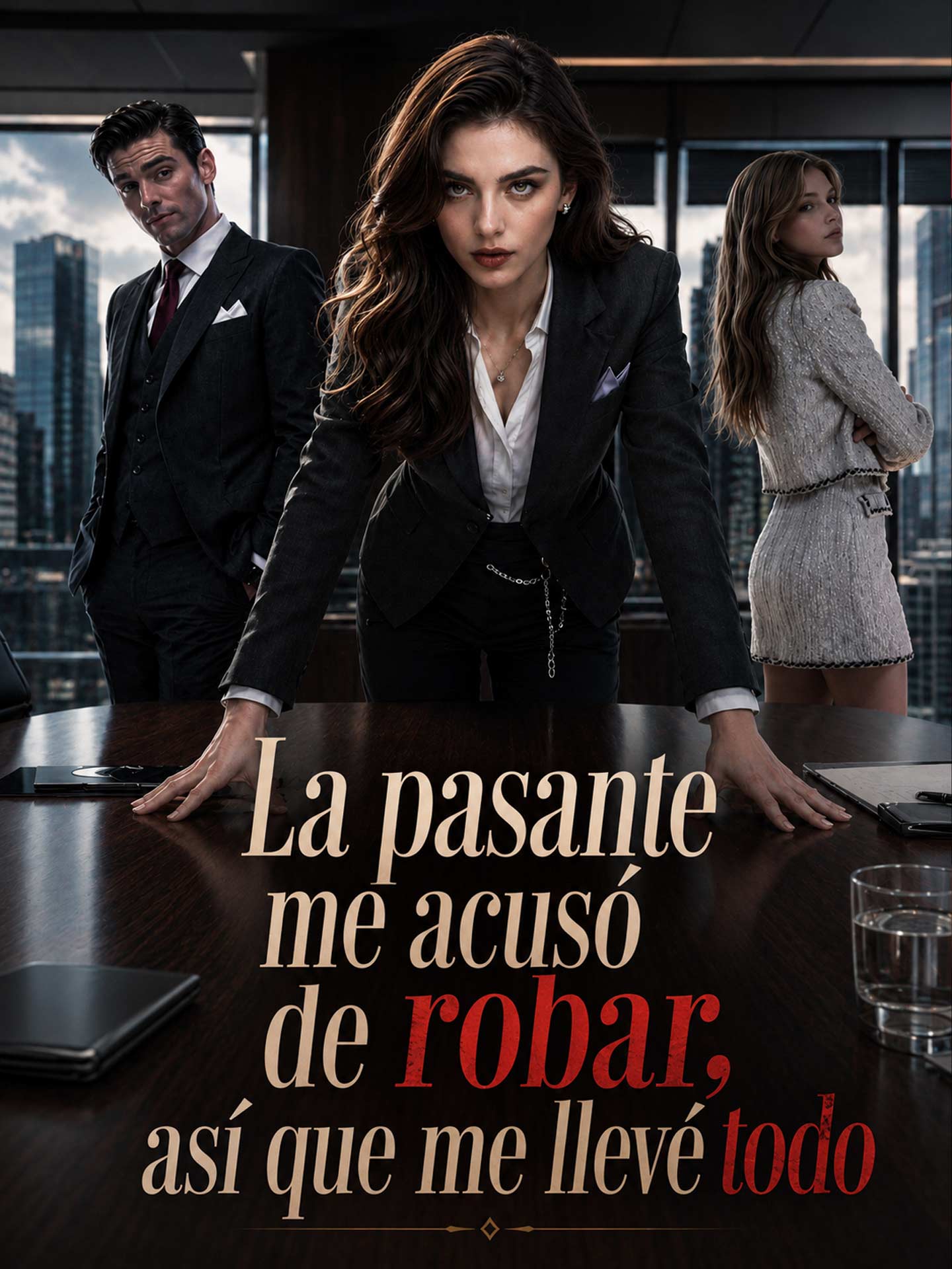 La pasante me acusó de robar, así que me llevé todo