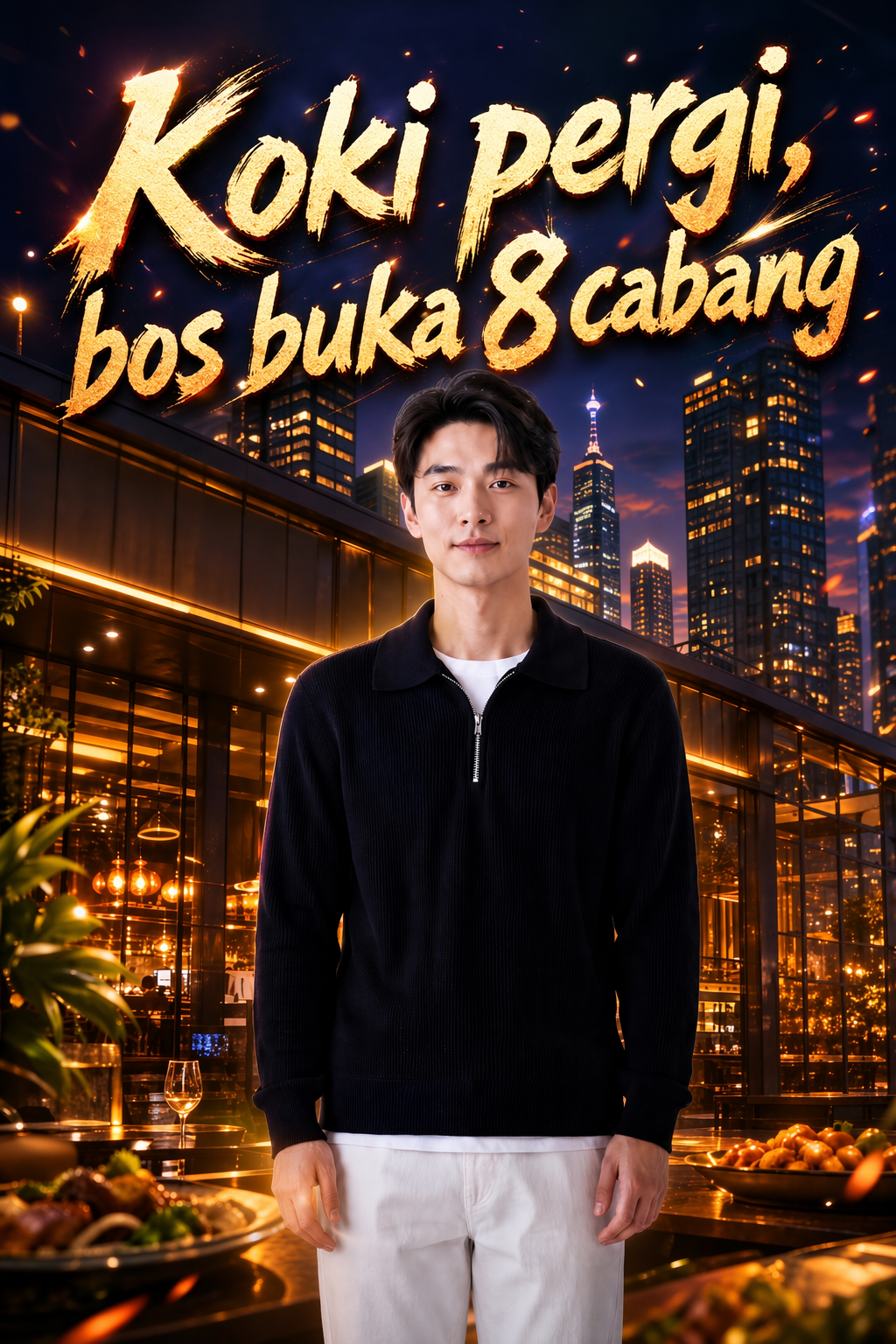 Koki pergi, bos buka 8 cabang