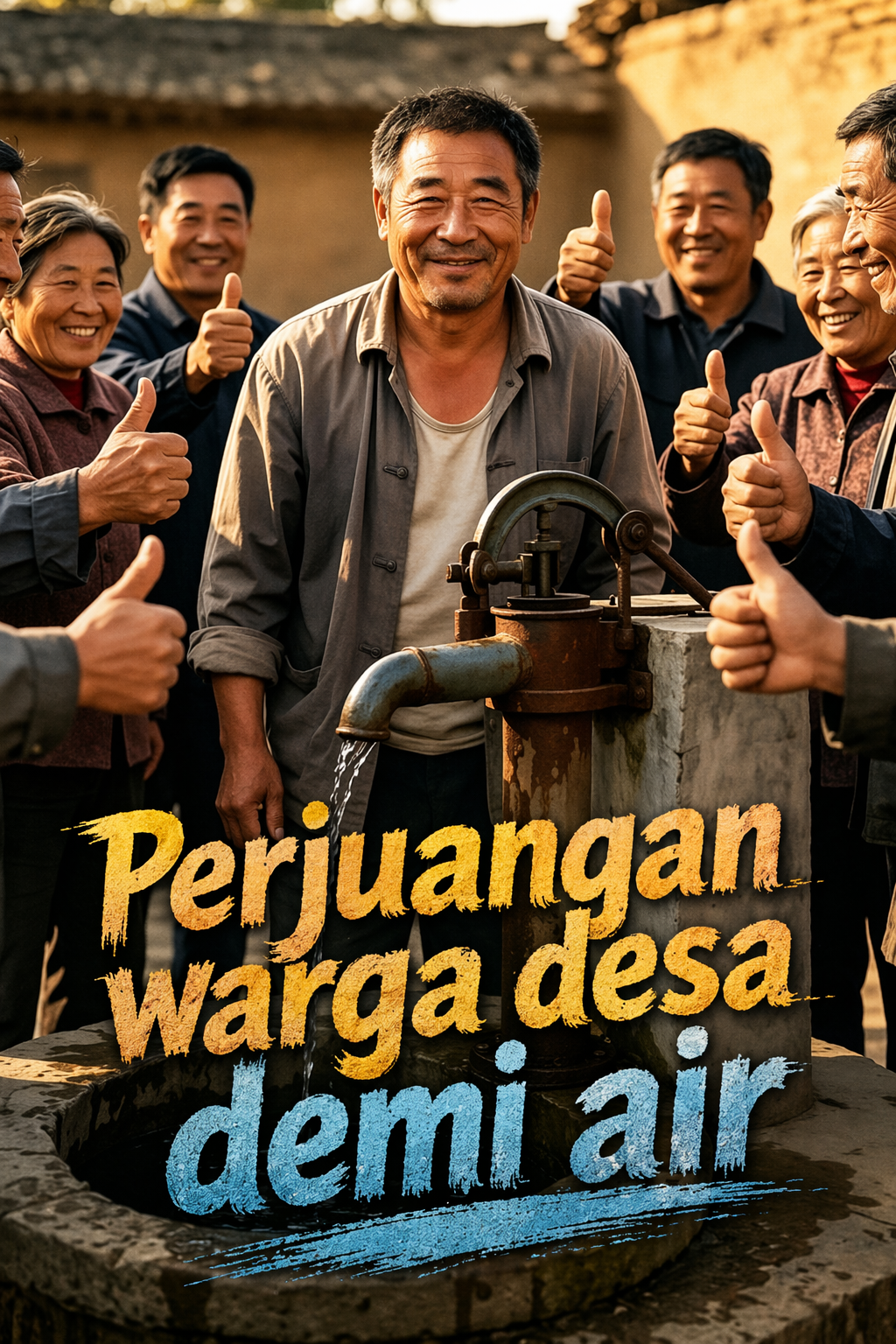 Perjuangan warga desa demi air