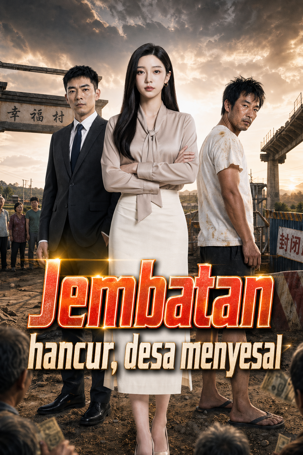 Jembatan hancur, desa menyesal