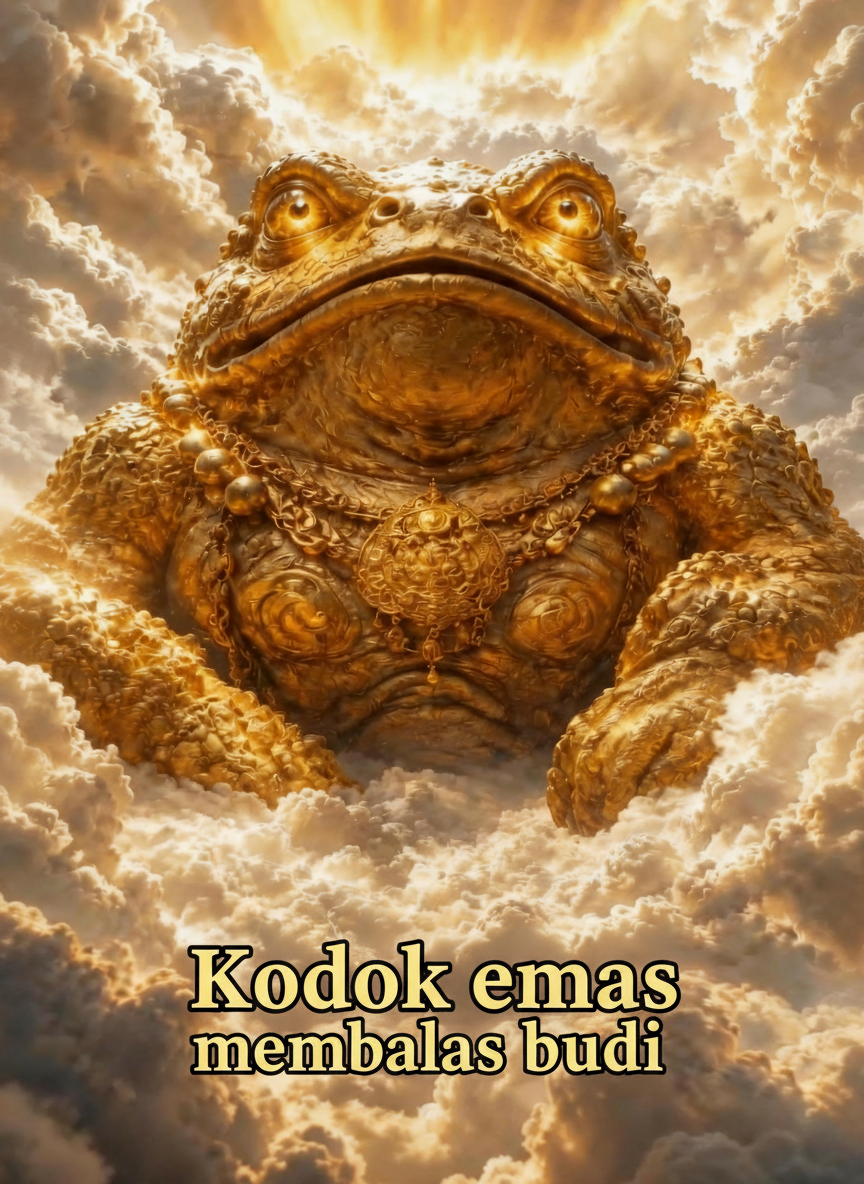 Kodok emas membalas budi