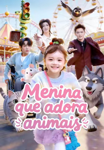 Menina que adora animais
