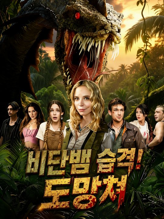 비단뱀 습격! 도망쳐