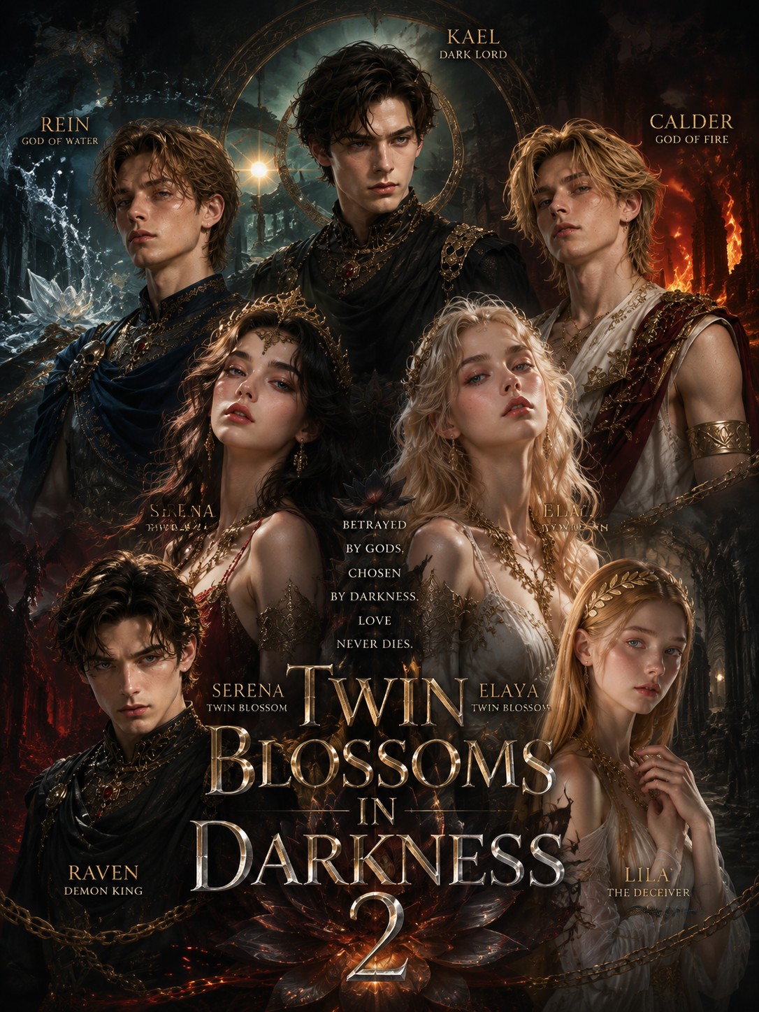 Twin Blossoms in Darkness 2